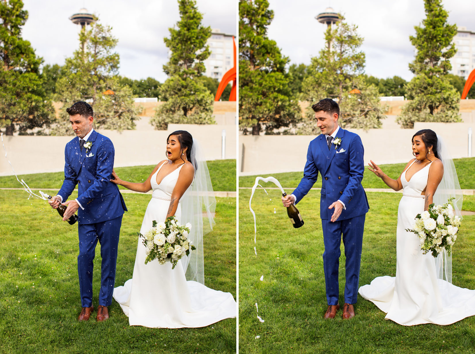 Bell Harbor Seattle Wedding Photos